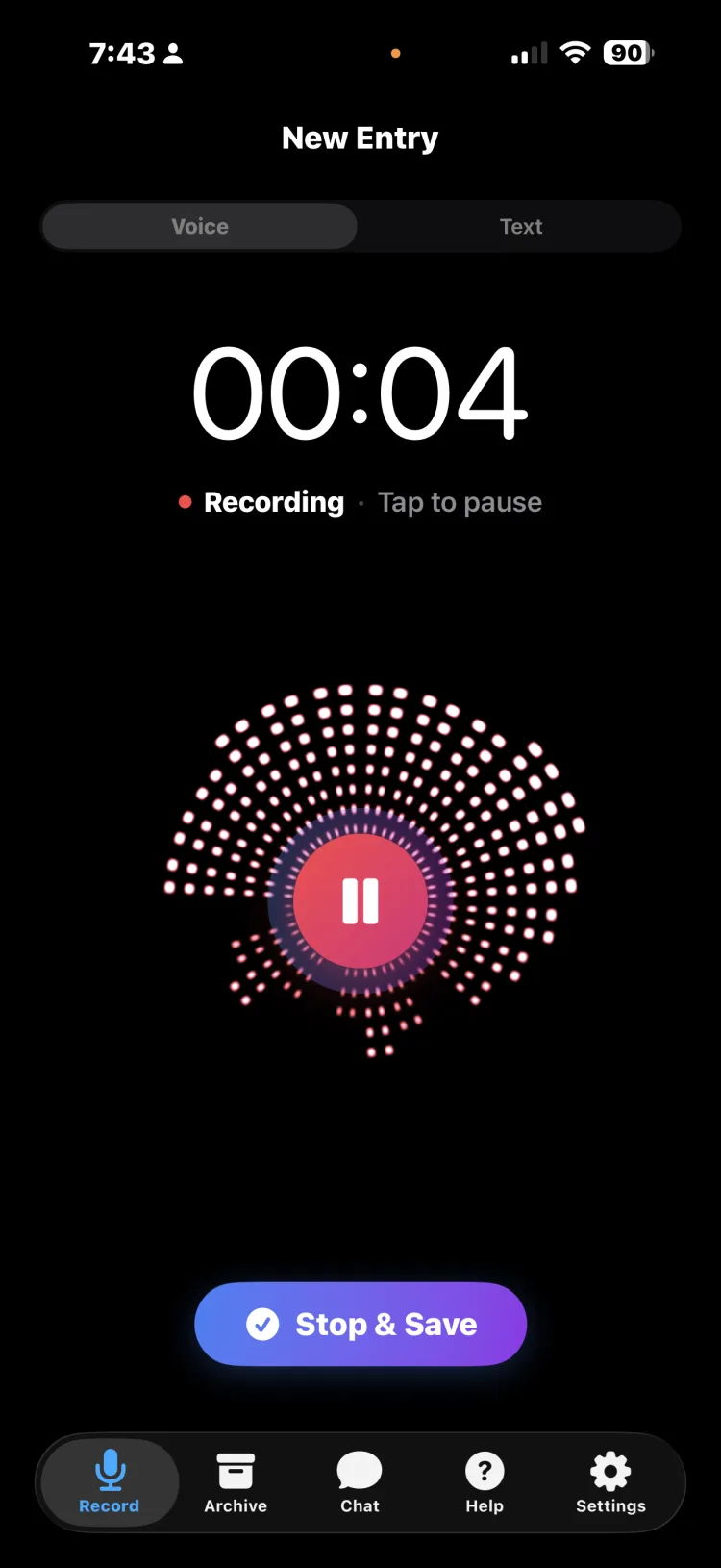 Afterword on iPhone — screen 1